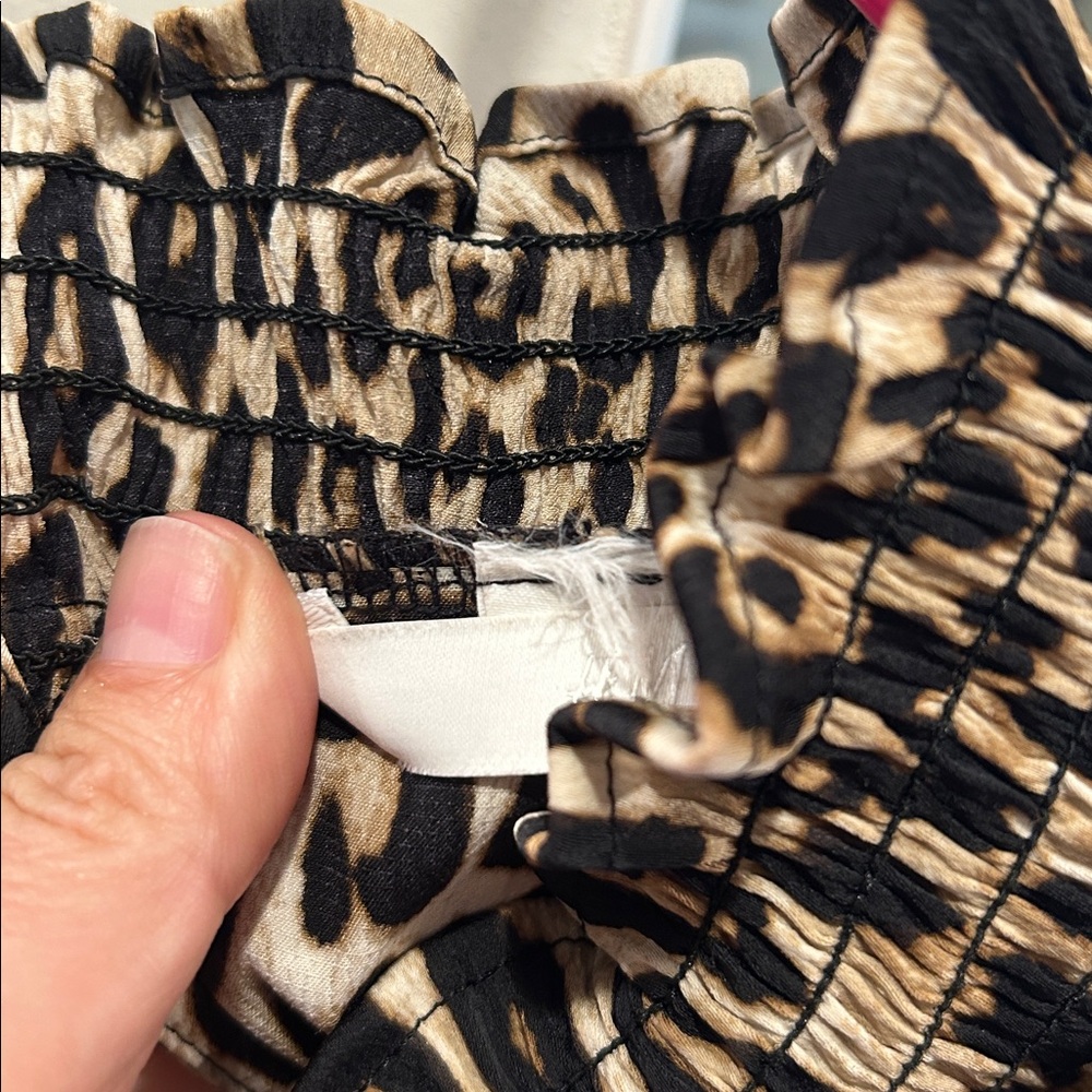 H&M Leopard Print Blouse - Picture 2 of 5